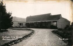 Cottage Long Sands Bolinas, CA Postcard Postcard Postcard