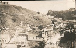 View of Town Bolinas, CA Postcard Postcard Postcard