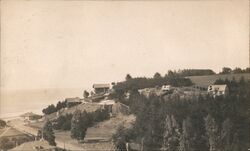 Shoreline and landscape Bolinas, CA Postcard Postcard Postcard