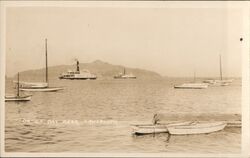 On San Francisco Bay Near Sausalito California Postcard Postcard Postcard