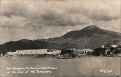 San Quentin California State Prison at the Foot of Mount Tamalpais Postcard