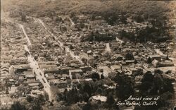 Aerial View of San Rafael, Calif. - Zan 142 Postcard