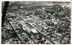 Aerial View of Santa Rosa, CA Postcard