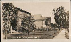 Street Scene in Santa Rosa, CA California Postcard Postcard Postcard