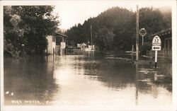 High Water Flood Feb 28, 1940 Postcard