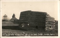 Russian Bastion Built in 1811 Postcard