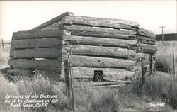 Remains of Old Bastion built by Russians in 1811 Postcard