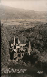 Ruins of "The Wolf House" at Jack London Ranch Postcard