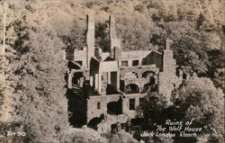 Ruins of "The Wolf House" - Jack London Ranch Glen Ellen, CA Postcard Postcard Postcard