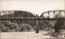 Bridge Over Russian River Postcard