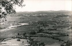 Healdsburg from Fitch Mountain Postcard