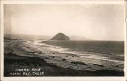 Morro Rock, Morro Bay, Calif. Postcard