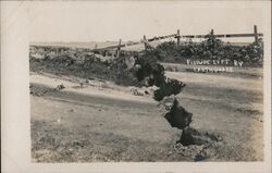 Fissure left by Earthquake Postcard