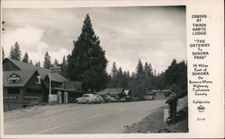 Cabins at Twain Harte Lodge California Postcard Postcard Postcard