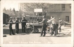 Historic Fire Engine, Papeete Postcard