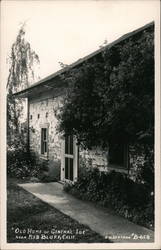 Old Home of General Ide Postcard