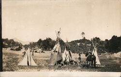 Indian Village Shasta, CA Postcard Postcard Postcard