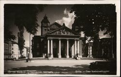 Das National Theater Postcard