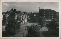 Mor. Ostrava - Opera House Moravia, Czechoslovakia Postcard Postcard Postcard