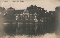 Lubeck, Stadthallen Theater Germany Postcard Postcard Postcard