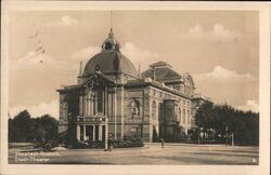 Seestadt Rostock, Stadt-Theater. Germany Postcard Postcard Postcard