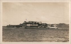 Alcatraz Island - San Francisco Bay, Mt. Tamalpais & Muir Woods Ry. California 55 Postcard Postcard Postcard