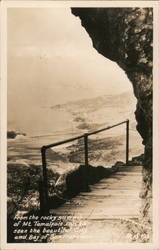 from the Rock Summit of Mt Tamalpais Postcard