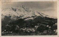 Snow on mount Tamalpais Mill Valley, CA Postcard Postcard Postcard