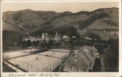 Aerial View of Claremont Hotel Berkeley, CA Postcard Postcard Postcard