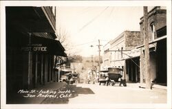 Main Street Looking North San Andreas, CA Postcard Postcard Postcard