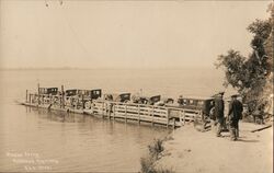 Requa Ferry, Redwood Highway California Postcard Postcard Postcard