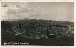 West Side Oilfields Postcard