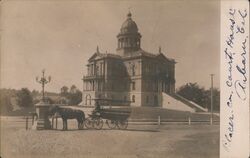 Exterior of Placer County Court House Postcard