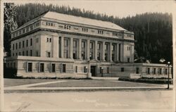 "Court House" Quincy, California. Postcard