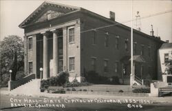 City Hall - State Capitol of California 1853-1854, Benicia, California @405 Postcard Postcard Postcard