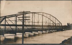 Modesto Bridge California Postcard Postcard Postcard