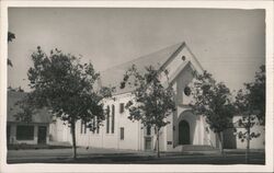 Baptist Church Modesto, CA Postcard Postcard Postcard