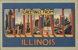 Greetings from Chicago Postcard