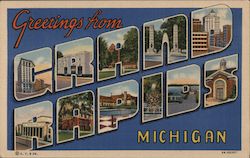 Greetings from Grand Rapids Postcard