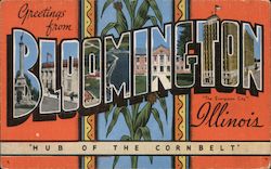 Greetings from Bloomington Postcard