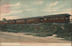 General Electric Experimental Train Postcard