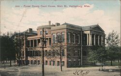 Forest County Court House Postcard