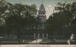 County Court House Ionia, MI Postcard Postcard Postcard