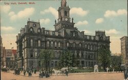 City Hall Detroit, MI Postcard Postcard Postcard