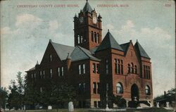 Cheboygan County Court House Michigan Postcard Postcard Postcard