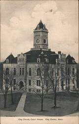 Clay COunty Court House Postcard