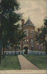 Court House Spirit Lake, IA Postcard Postcard Postcard