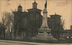 Carroll County Court House Postcard