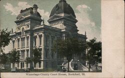 Winnebago County Court House Postcard