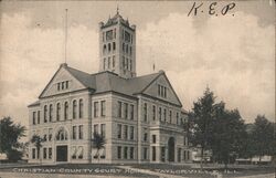 Christian County Court House Postcard